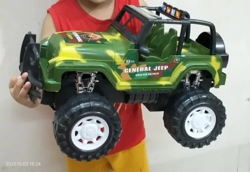 বড় সাইজ জিপ খেলনা গাড়ি / Big size jeep toy car
