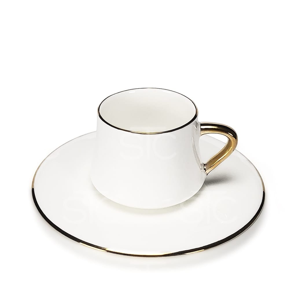 Luxury Ceramics Tea Cup set -6 pcs cup,6 pcs piris